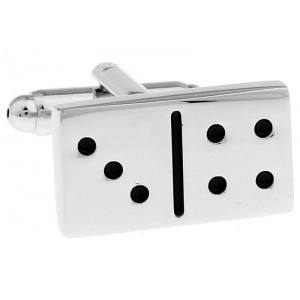Butoni camasa dreptunghiulari cu model zar